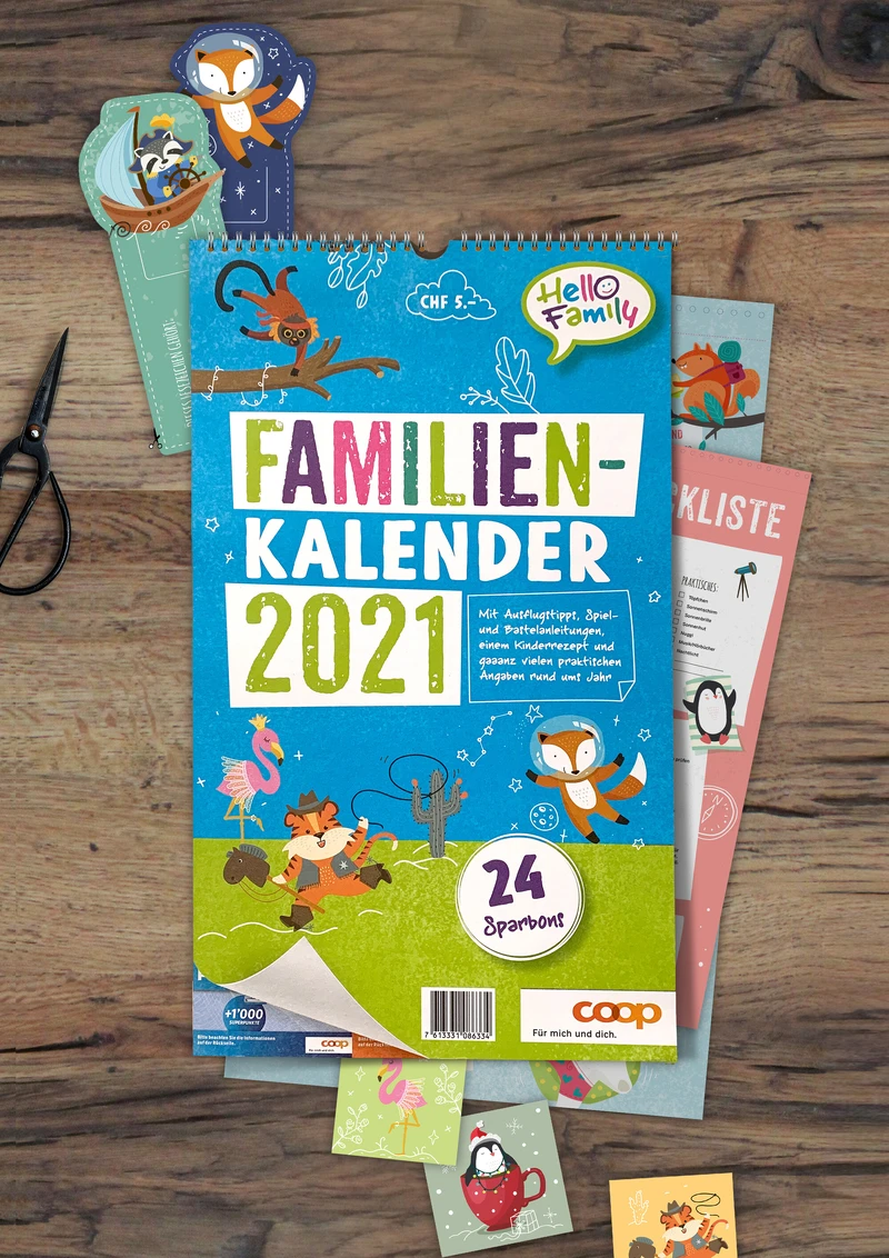 Hello Family - Familien-Kalender 2021